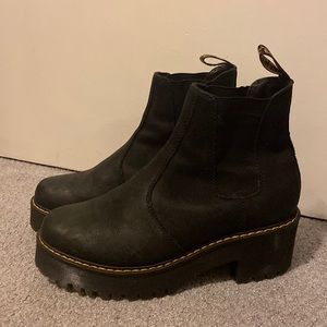 Dr. Marten’s Rometty Wyoming Leather Platform Chelsea Boots!